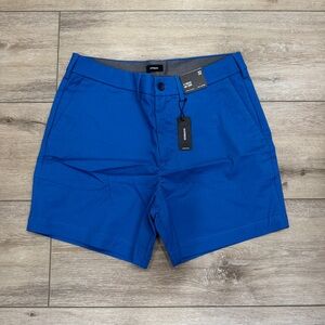 Express 6" Hyper Stretch Chino Shorts (Blue)